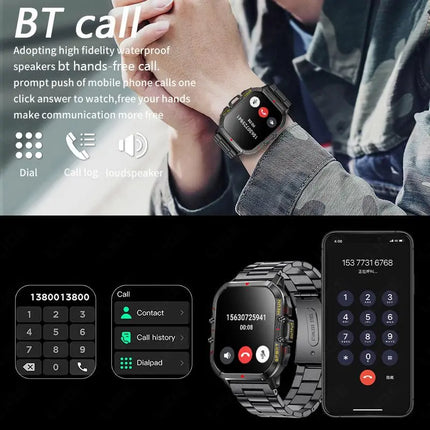 Fashionable Digital Smart Watch, Touch Screen Smart Watch with Health Monitoring, Waterproof Smart Watch for Women & Men