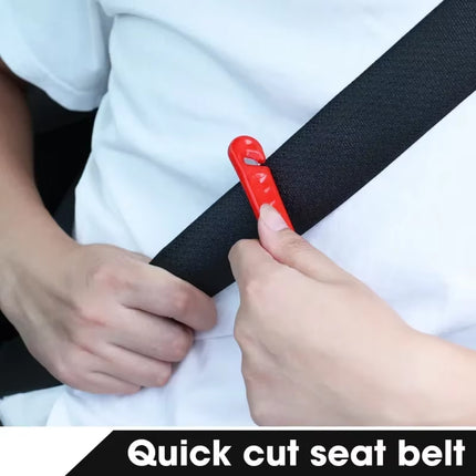 Emergency Safety Hammer – Glass Breaker & Seat Belt Cutter!