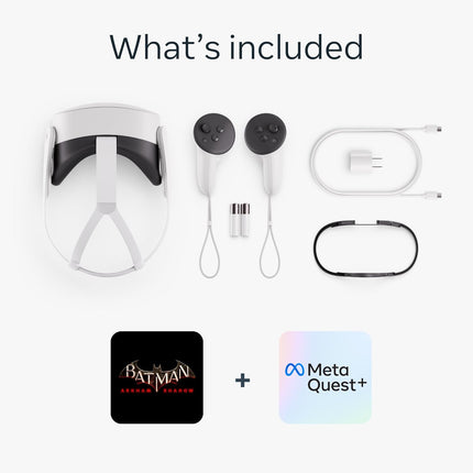 Quest 3S 128GB — Get Batman: Arkham Shadow and a 3-Month Trial of  Quest+ Included — All-In-One Headset