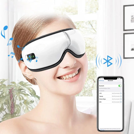 Wireless Electric Eye Massager with Heating, Air Pressure