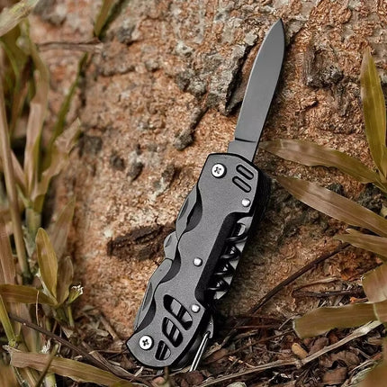 Multifunctional Folding Pocket Knife – Stainless Steel