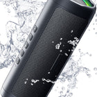 Bluetooth Speaker with HD Sound, Portable Wireless, IPX5 Waterproof, up to 24H Playtime, TWS Pairing, BT5.3, for Home/Party/Outdoor/Beach, Electronic Gadgets, Birthday Gift (Black)