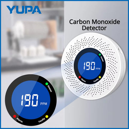 Carbon Monoxide Detector with Screen Display – Battery Powered