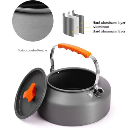 Y1 Camping Kettle 1.1L – Portable Teapot for Outdoor Cooking!