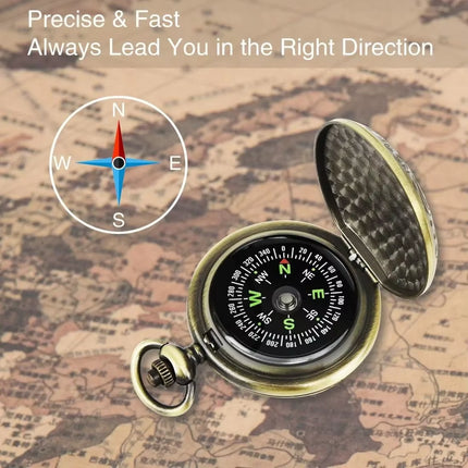 Compass Hiking Compass for Orienteering Camping for Backpacking Hunting Navigation-Military Lightweight Compass for Map Reading