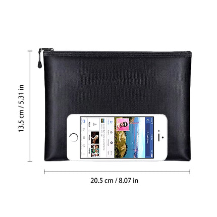 Portable Fireproof Waterproof Document & Cash Pouch – S/M/L Sizes