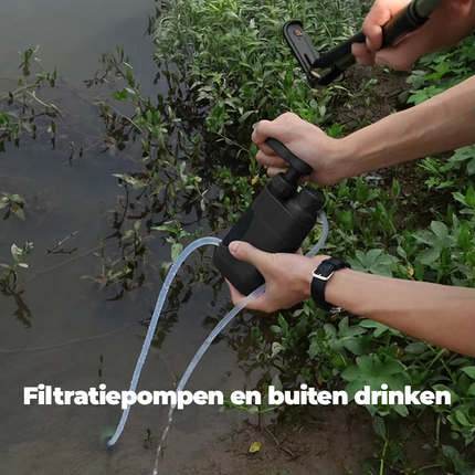 Draagbaar Waterfilter Systeem - Camping & Noodvoorziening