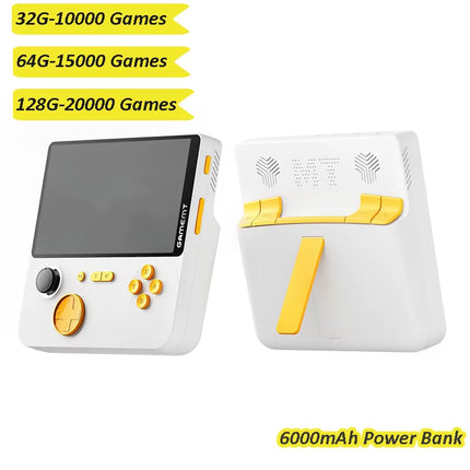 New E5 Handheld Game Power Bank Console 5-Inch High-Definition Large Screen with Stand 22W Fast Charging Retro Game Console Gift