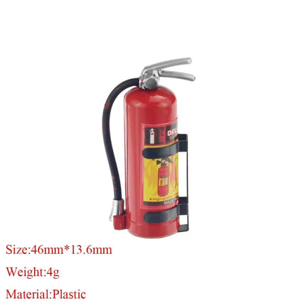 Mini Oil Barrel & Fire Extinguisher – Decorative for RC Cars!