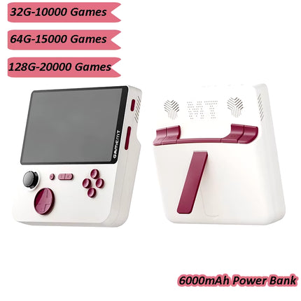 New E5 Handheld Game Power Bank Console 5-Inch High-Definition Large Screen with Stand 22W Fast Charging Retro Game Console Gift