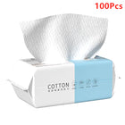 Extra Thick Disposable Cotton Facial Towels - Gentle & Absorbent