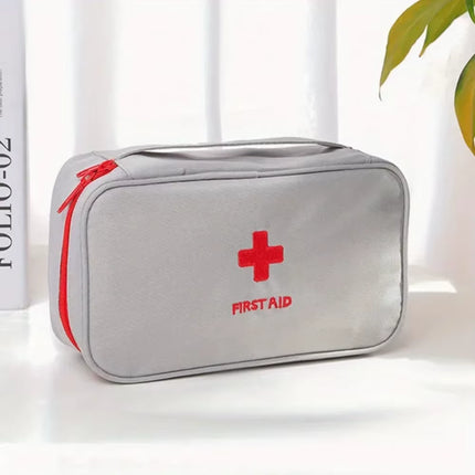 Health Medicine First Aid Kit Oxford Cloth Portable Travel Storage Emergency Kit Tote Bag Outdoor Medical Bag Storage Bag