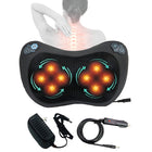 Electric Neck Back Massager with Heat - 3D Deep Tissue Shiatsu Massage Pillow