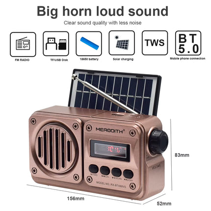 Solar FM Radio for Outdoor Camping