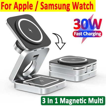 3 in 1 Magnetic Wireless Charger Stand