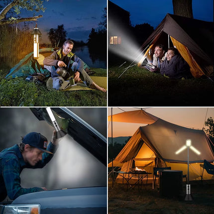 LED-bewegingsmelder nachtlampje – oplaadbare zaklamp voor thuis en op de camping!