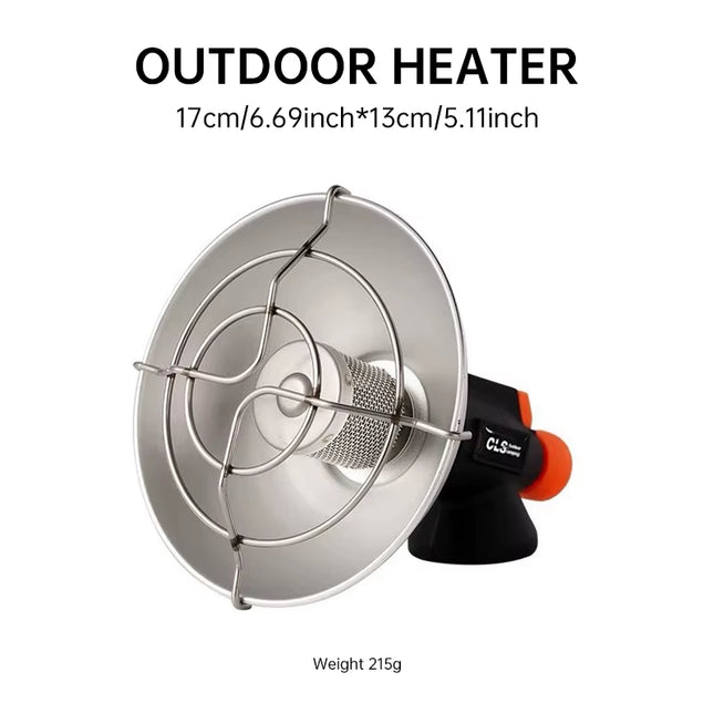 Outdoor Portable Heater – Stainless Steel, Camping & Travel Heating!