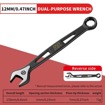 Chrome Vanadium Steel Hollow Handle Quick Wrench