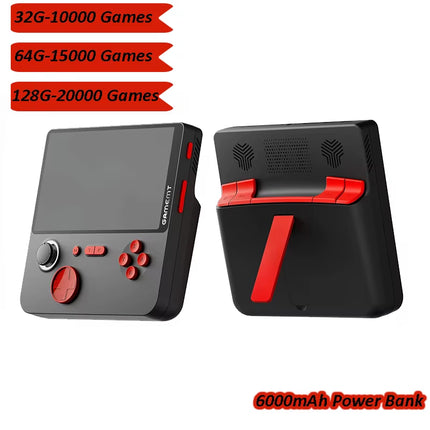 New E5 Handheld Game Power Bank Console 5-Inch High-Definition Large Screen with Stand 22W Fast Charging Retro Game Console Gift