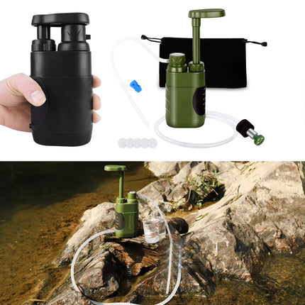 Draagbaar Waterfilter Systeem - Camping & Noodvoorziening