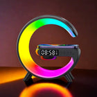 15W Wireless Charger Station Multifunction RGB Desk Lamp Alarm Clock Speaker for Iphone Samsung Huawei Fast Charging Stand Pad